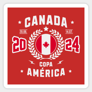 Canada Soccer Spirit: Copa America 2024 Fan Tee Sticker